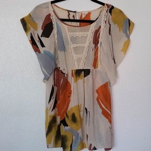 Anthropologie Silk Blouse